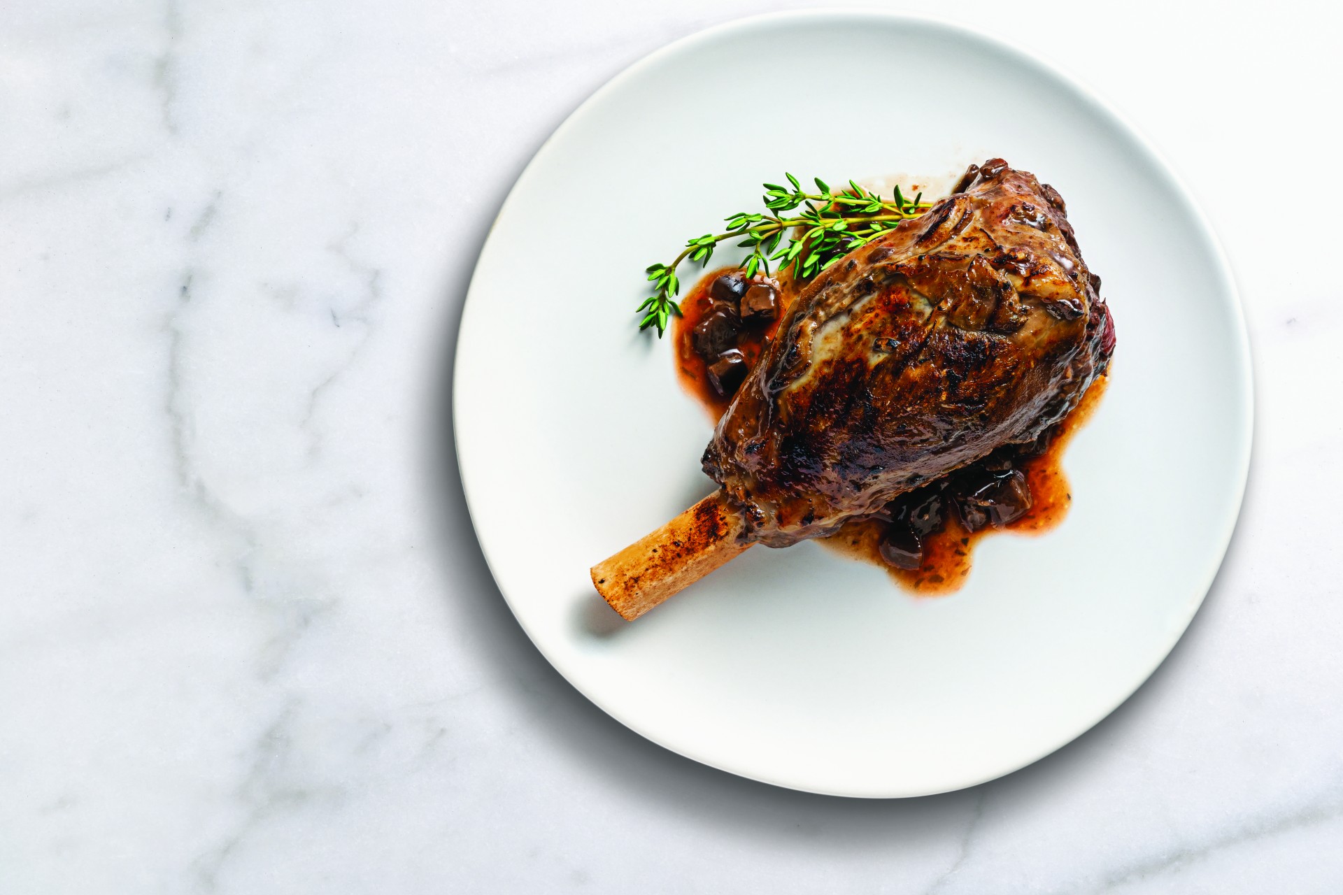 Lamb Shanks Portobello Mushroom