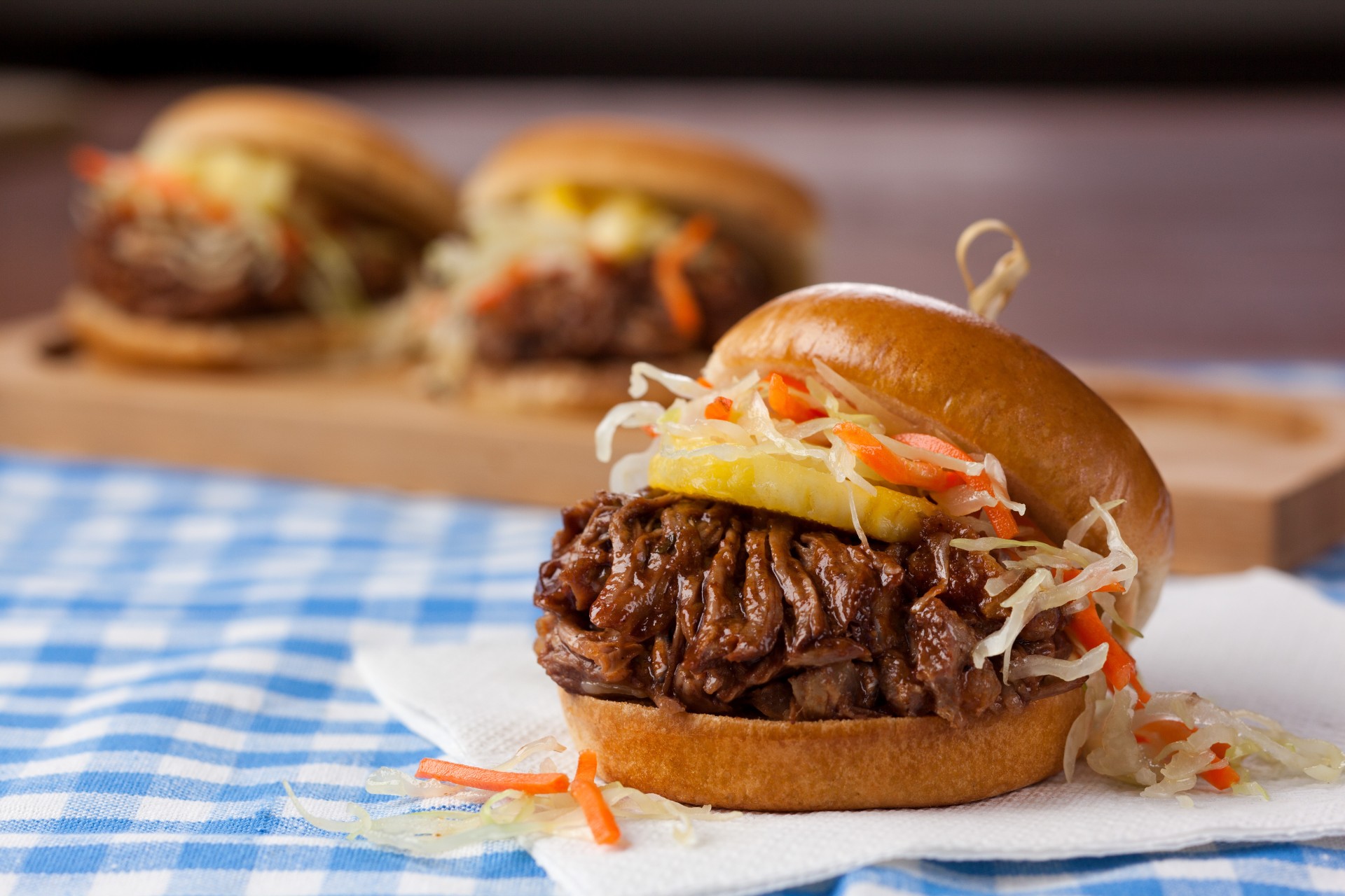 Braised Beef Top Blade burger