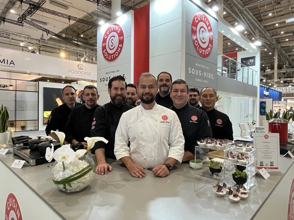 Cuisine Solutions staff at WTCE event